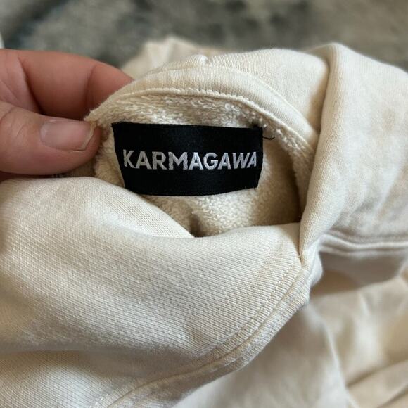 Karmagawa No Planet B Hoodie Ivory Mens Medium - Picture 8 of 10